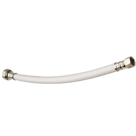 All-Source 1/2 In. F X 3/8 In. OD X 16 In. L Vinyl Faucet Connector 433616